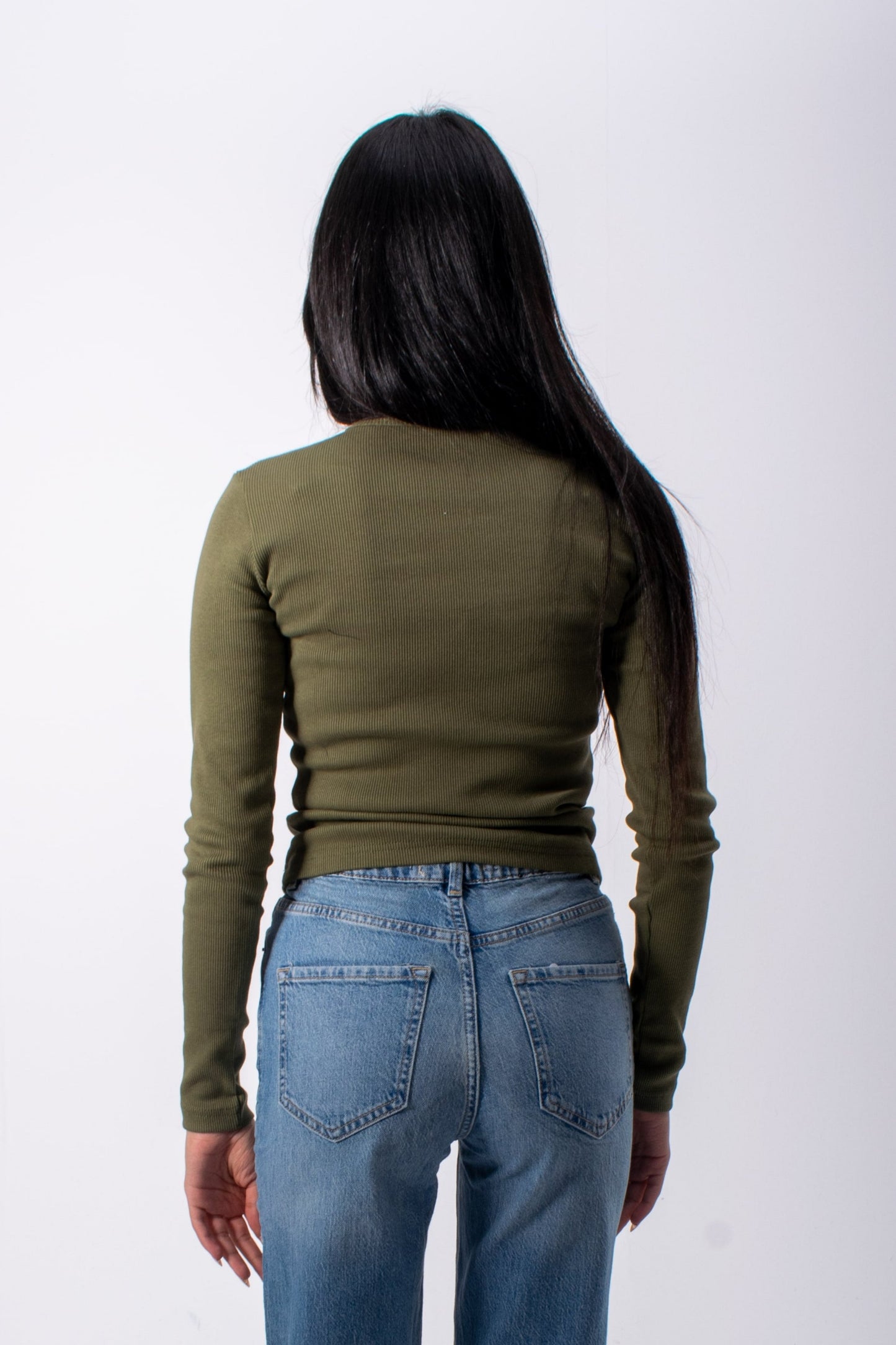 Olive Long Sleeved Tank Top