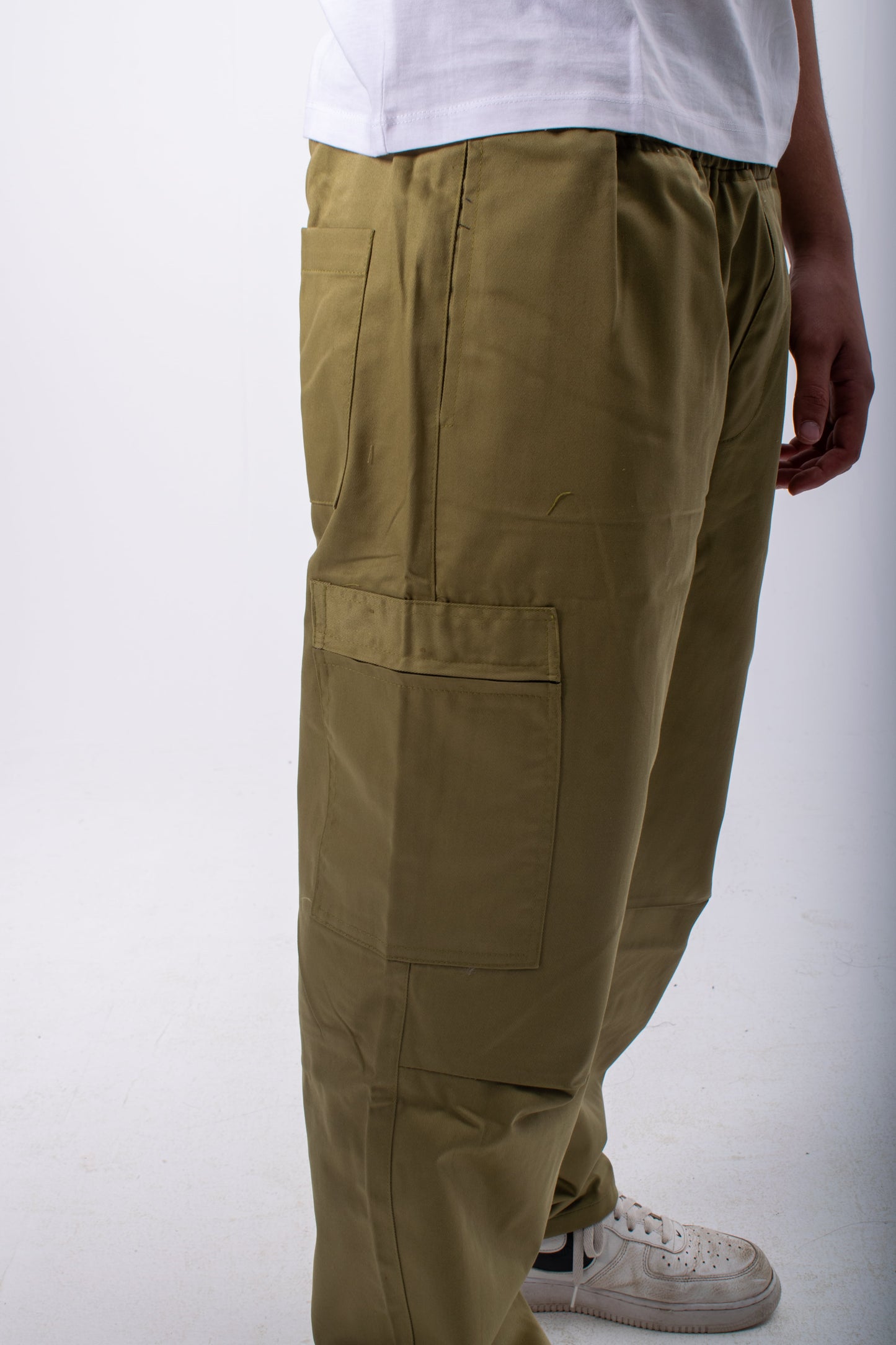 Olive Baggy Cargo