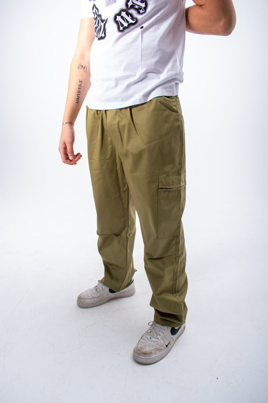 Olive Baggy Cargo